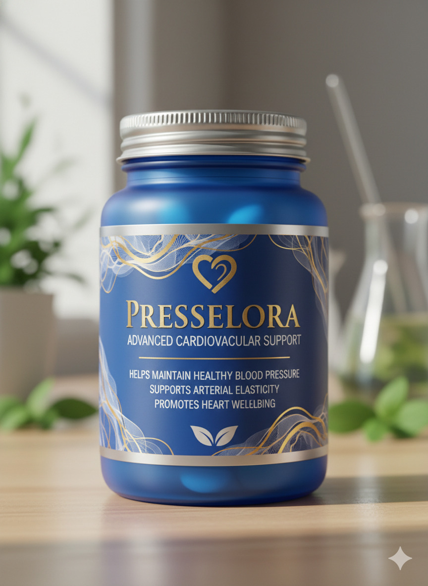 Presselora dietary supplement bottle